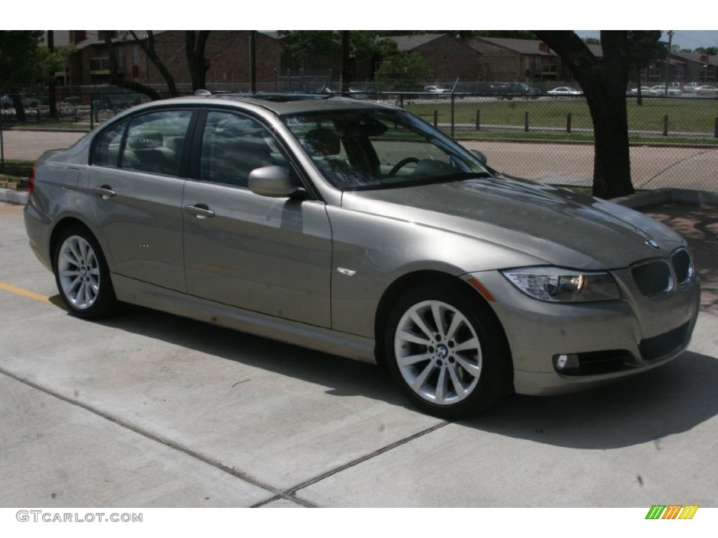 2010 3 Series 328i Sedan - Platinum Bronze Metallic / Beige photo #3