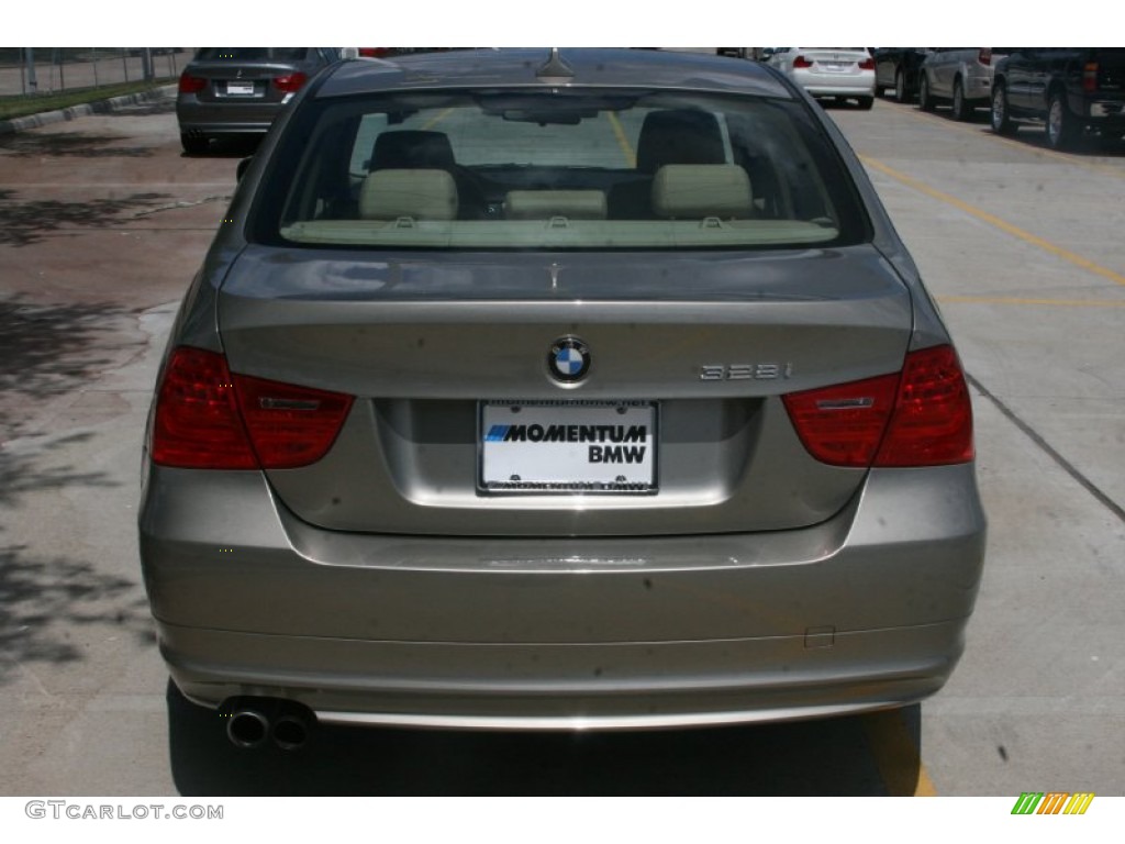 2010 3 Series 328i Sedan - Platinum Bronze Metallic / Beige photo #9