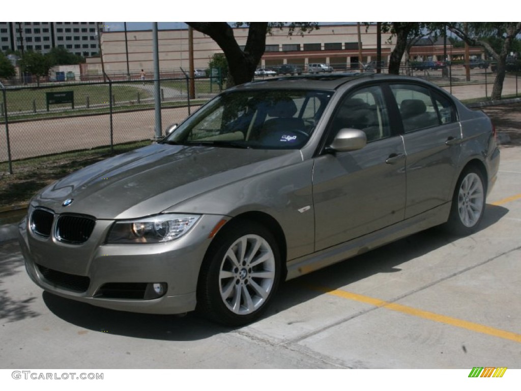 2010 3 Series 328i Sedan - Platinum Bronze Metallic / Beige photo #11