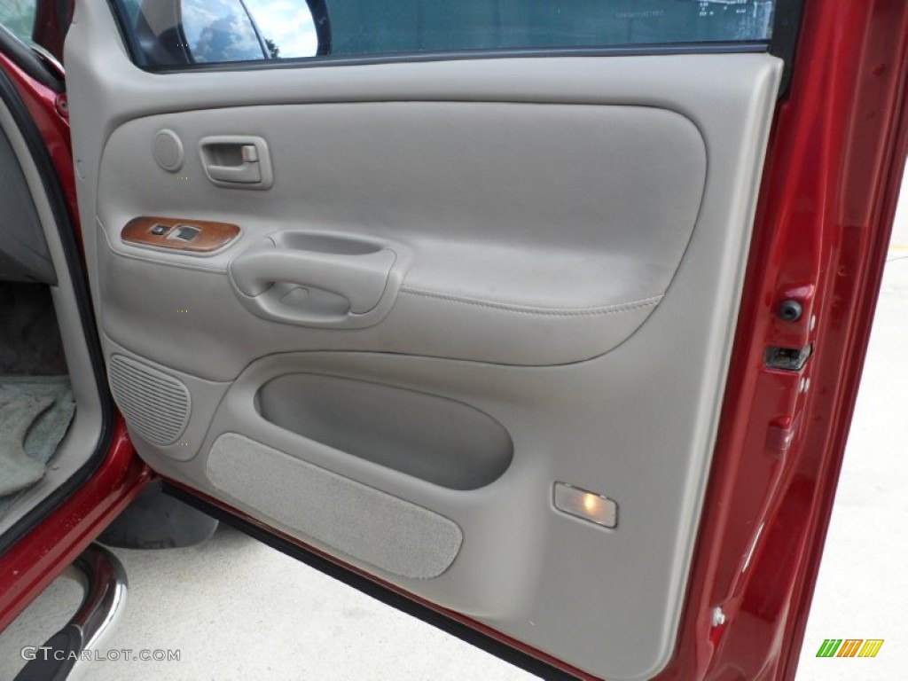 2000 Toyota Tundra Limited Extended Cab Gray Door Panel Photo #51147962