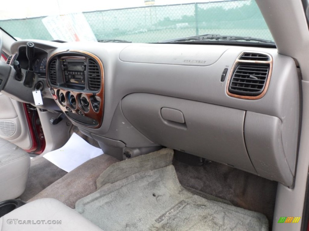 2000 Toyota Tundra Limited Extended Cab Gray Dashboard Photo #51147971