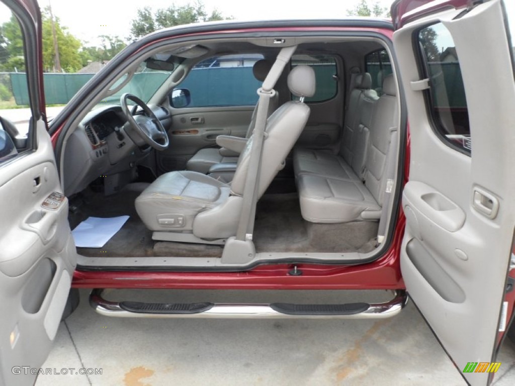 Gray Interior 2000 Toyota Tundra Limited Extended Cab Photo #51148034