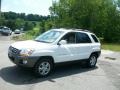 2007 Clear White Kia Sportage LX V6 4WD  photo #2