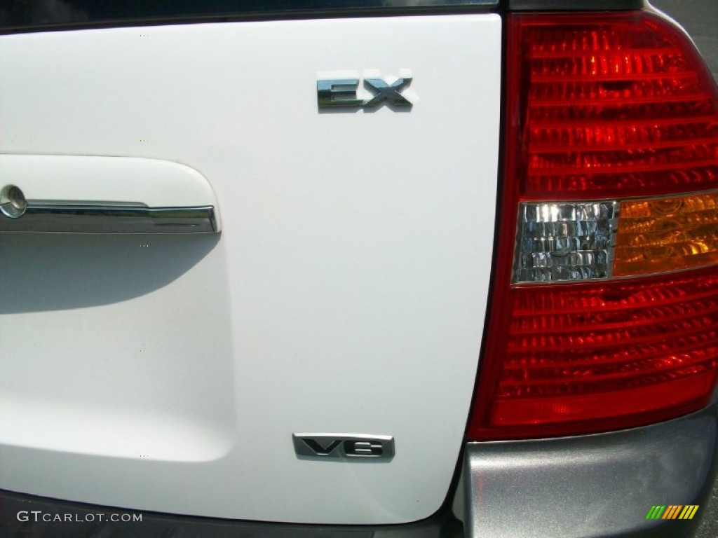 2007 Sportage LX V6 4WD - Clear White / Beige photo #7