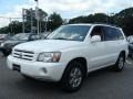 2004 Super White Toyota Highlander V6 4WD  photo #3