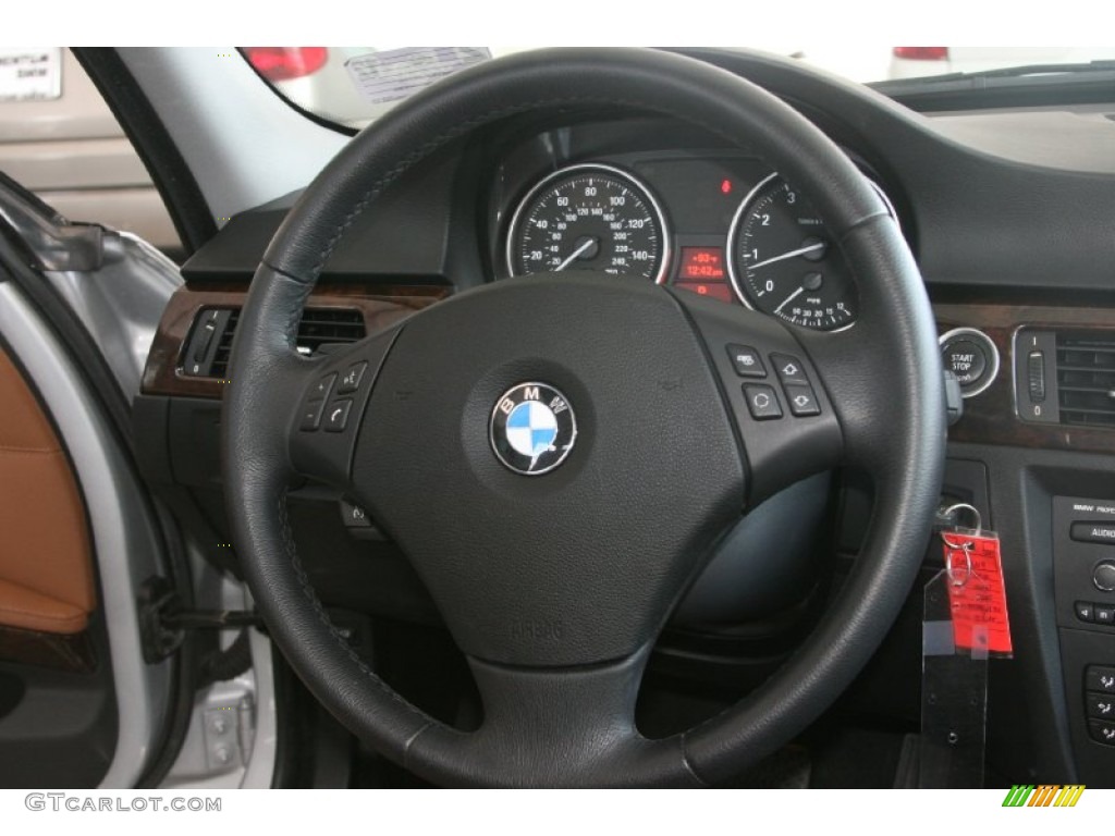 2010 3 Series 328i Sedan - Titanium Silver Metallic / Saddle Brown Dakota Leather photo #14