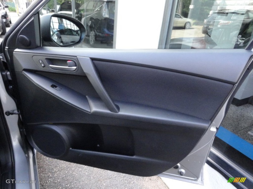 2011 Mazda MAZDA3 i Touring 4 Door Black Door Panel Photo #51150749