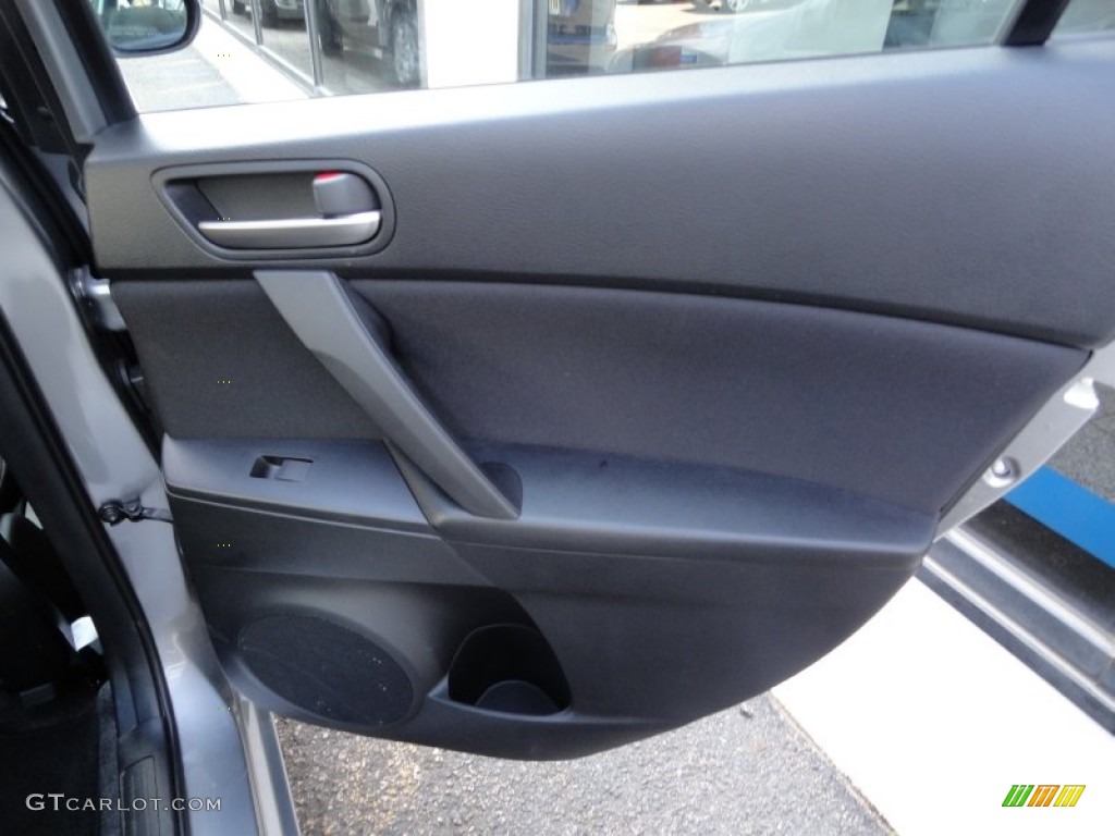 2011 Mazda MAZDA3 i Touring 4 Door Black Door Panel Photo #51150797