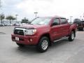 2005 Impulse Red Pearl Toyota Tacoma PreRunner Double Cab  photo #3