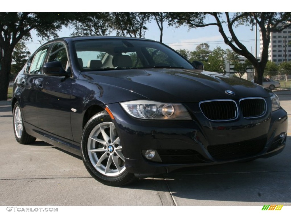 2010 3 Series 328i Sedan - Monaco Blue Metallic / Oyster/Black Dakota Leather photo #1