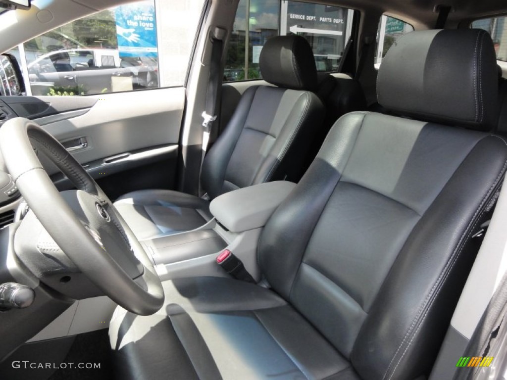 Slate Gray Interior 2008 Subaru Tribeca Limited 7 Passenger Photo #51152114