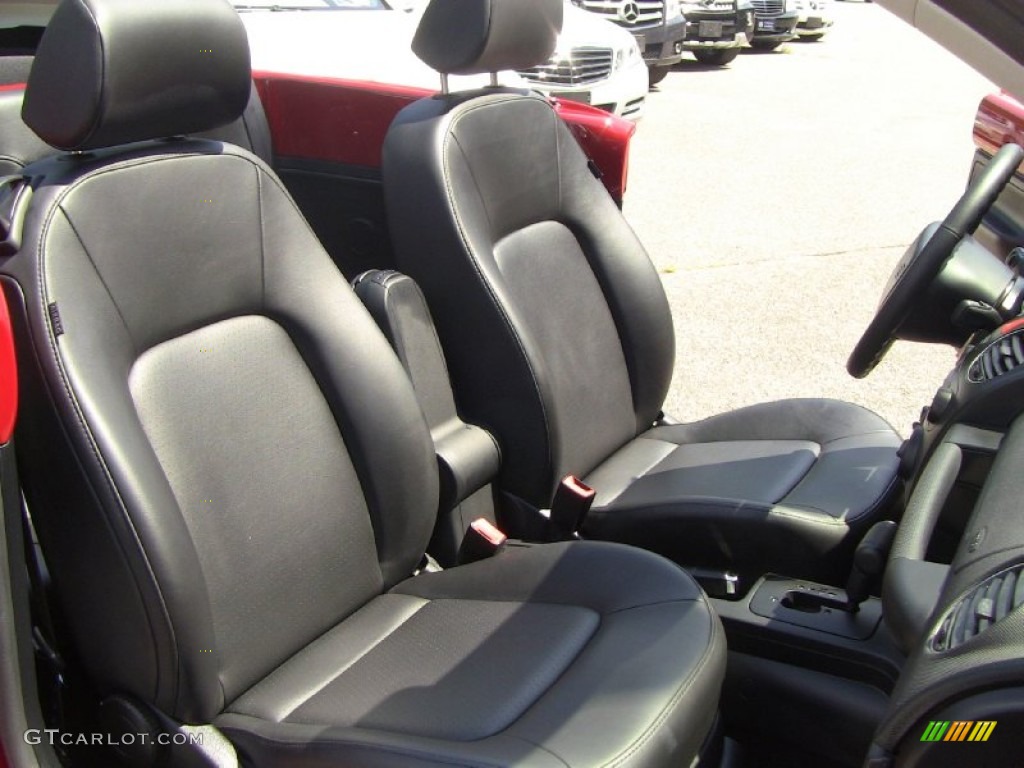 Black Interior 2008 Volkswagen New Beetle SE Convertible Photo #51152330