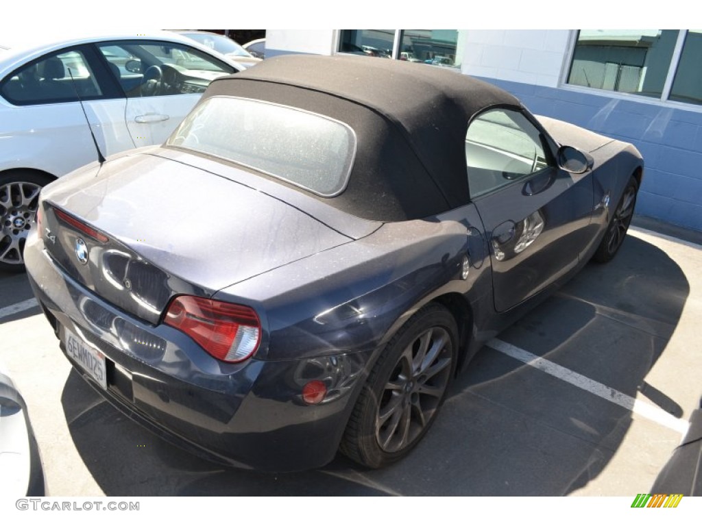 2008 Z4 3.0i Roadster - Monaco Blue Metallic / Black photo #5