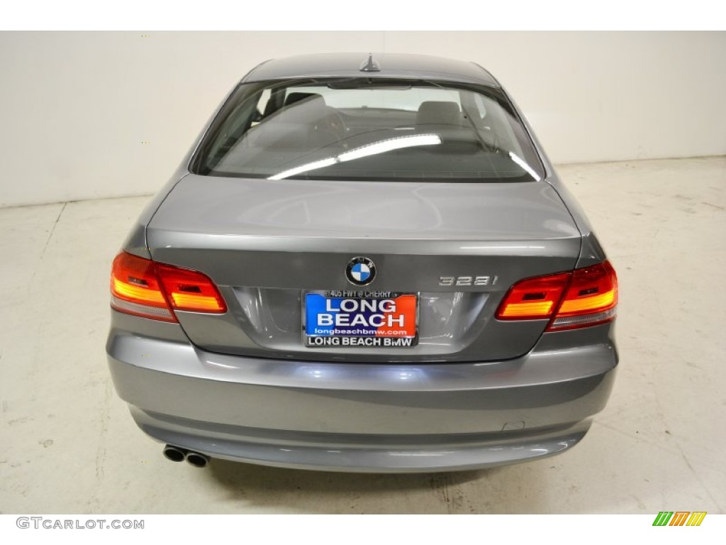 2008 3 Series 328i Coupe - Space Grey Metallic / Black photo #7