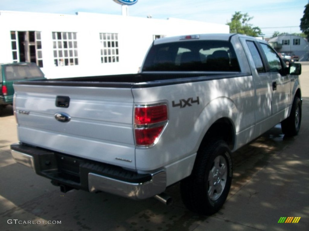2011 F150 XLT SuperCab 4x4 - Oxford White / Pale Adobe photo #5