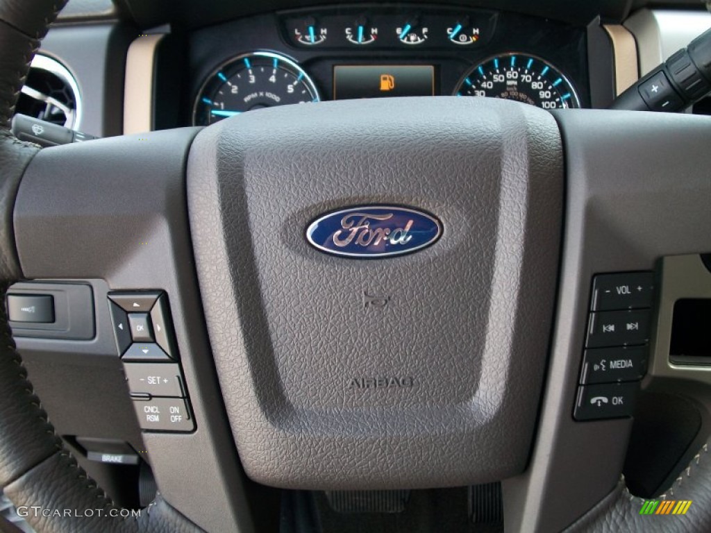 2011 F150 XLT SuperCab 4x4 - Oxford White / Pale Adobe photo #15