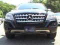 2009 Obsidian Black Metallic Mercedes-Benz ML 350 4Matic  photo #2