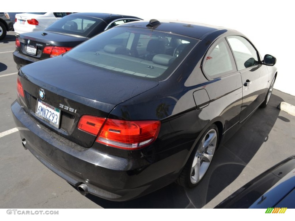 2010 3 Series 335i Coupe - Jet Black / Black photo #3
