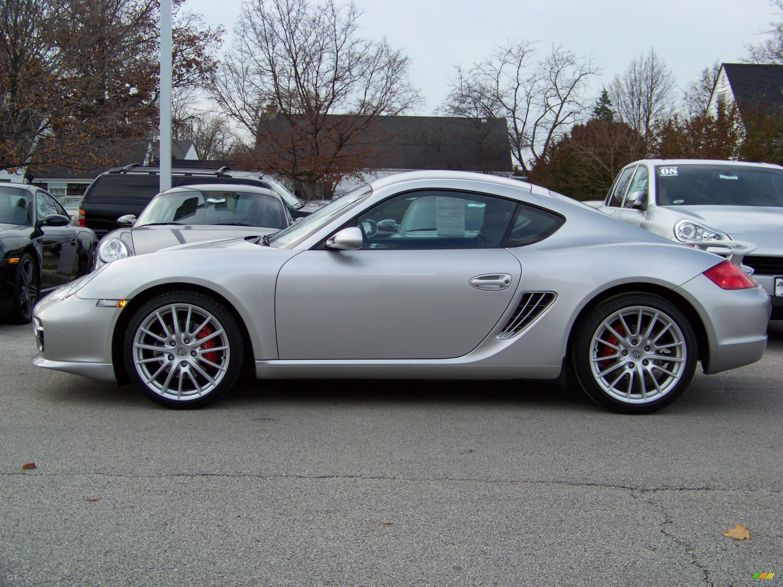 2006 Cayman S - Arctic Silver Metallic / Black photo #2