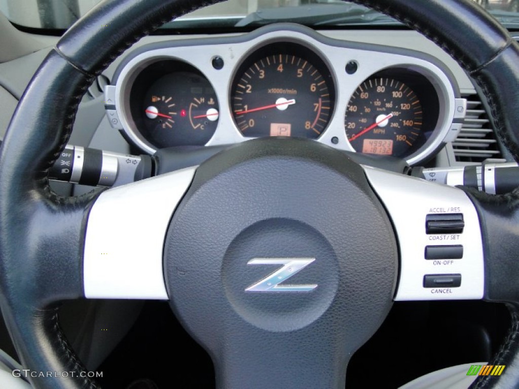2004 350Z Touring Roadster - Chrome Silver Metallic / Frost photo #16