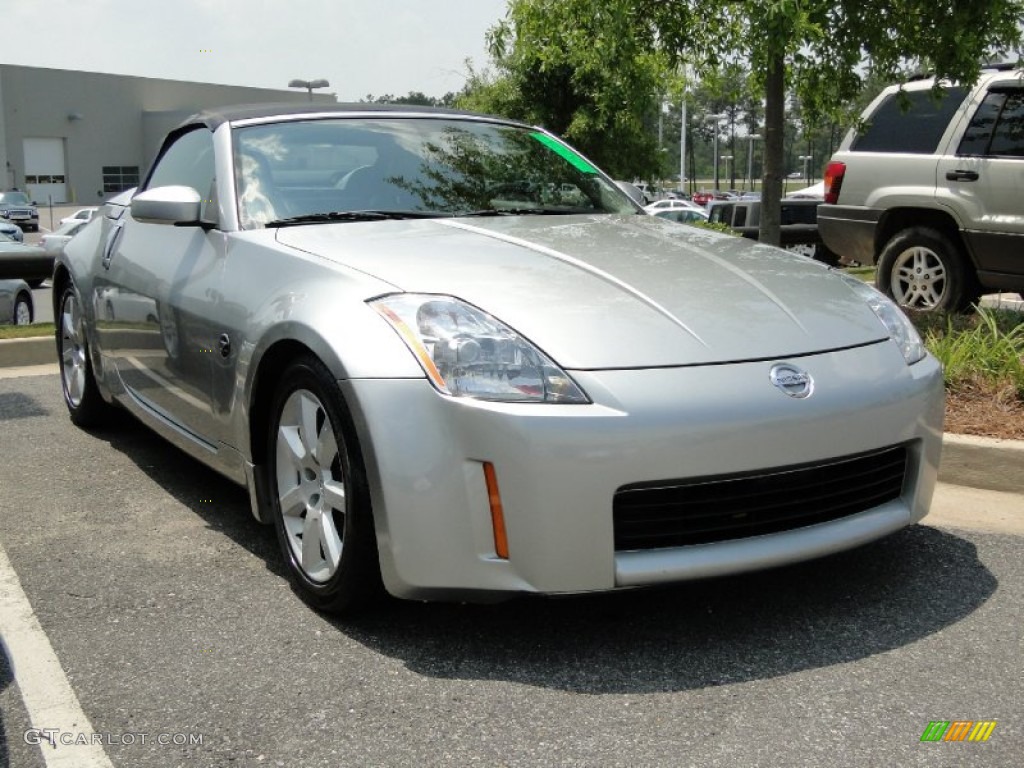 2004 350Z Touring Roadster - Chrome Silver Metallic / Frost photo #33