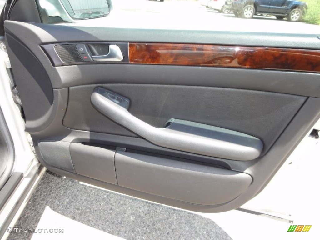 2004 Audi A6 3.0 quattro Avant Ebony Door Panel Photo #51155813