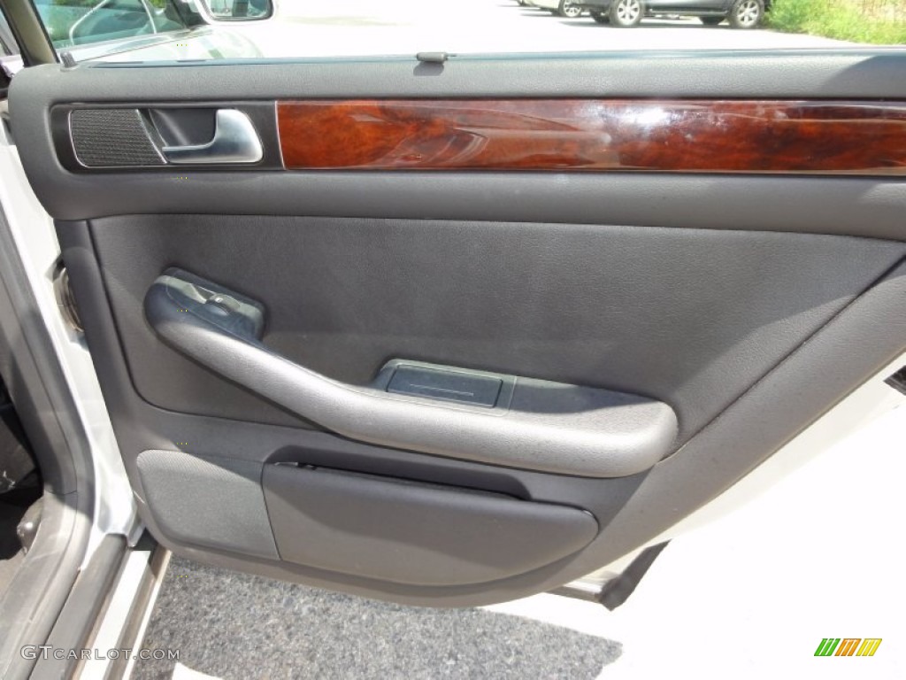 2004 Audi A6 3.0 quattro Avant Ebony Door Panel Photo #51155840