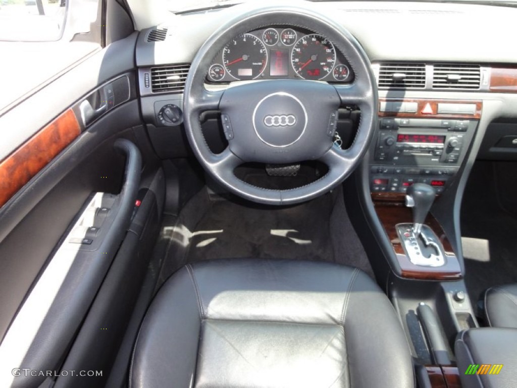 2004 Audi A6 3.0 quattro Avant Ebony Dashboard Photo #51155900