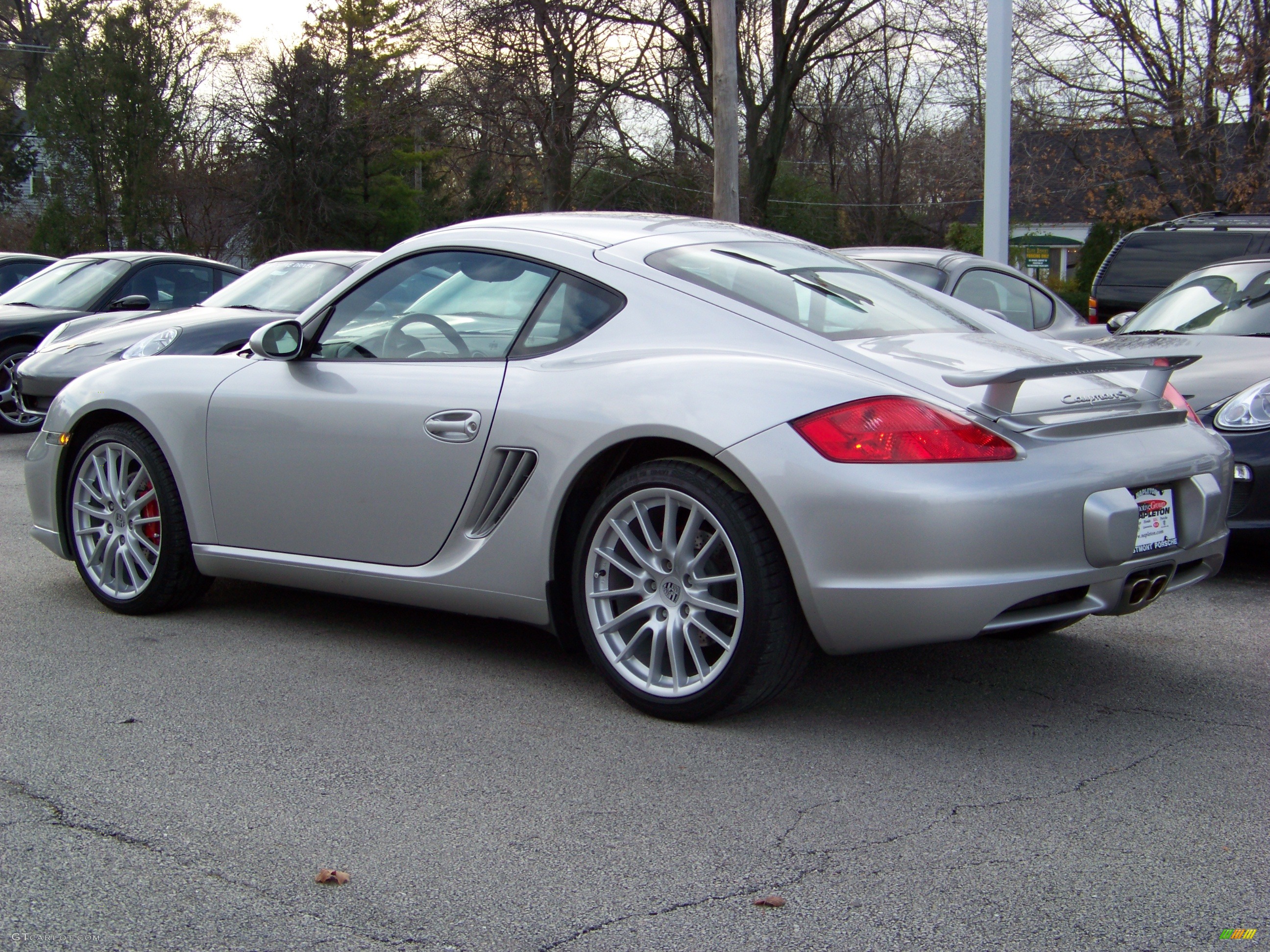 2006 Cayman S - Arctic Silver Metallic / Black photo #3