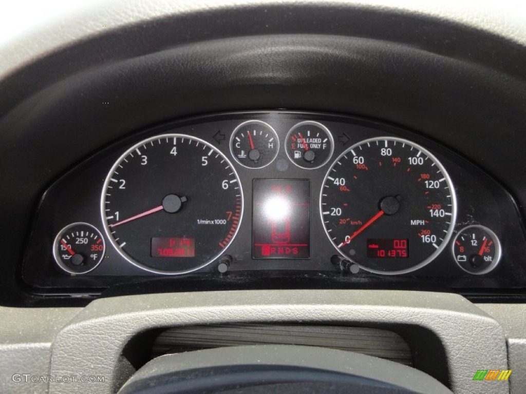 2004 Audi A6 3.0 quattro Avant Gauges Photo #51156161