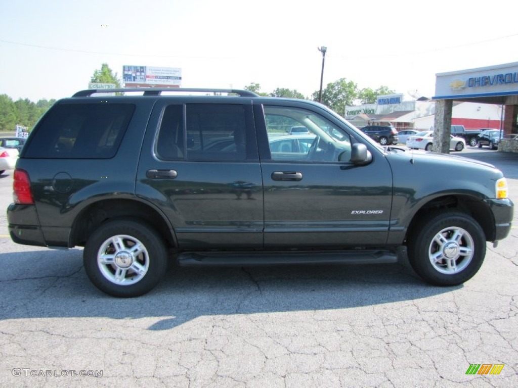 2004 Explorer XLT 4x4 - Aspen Green Metallic / Medium Parchment photo #7