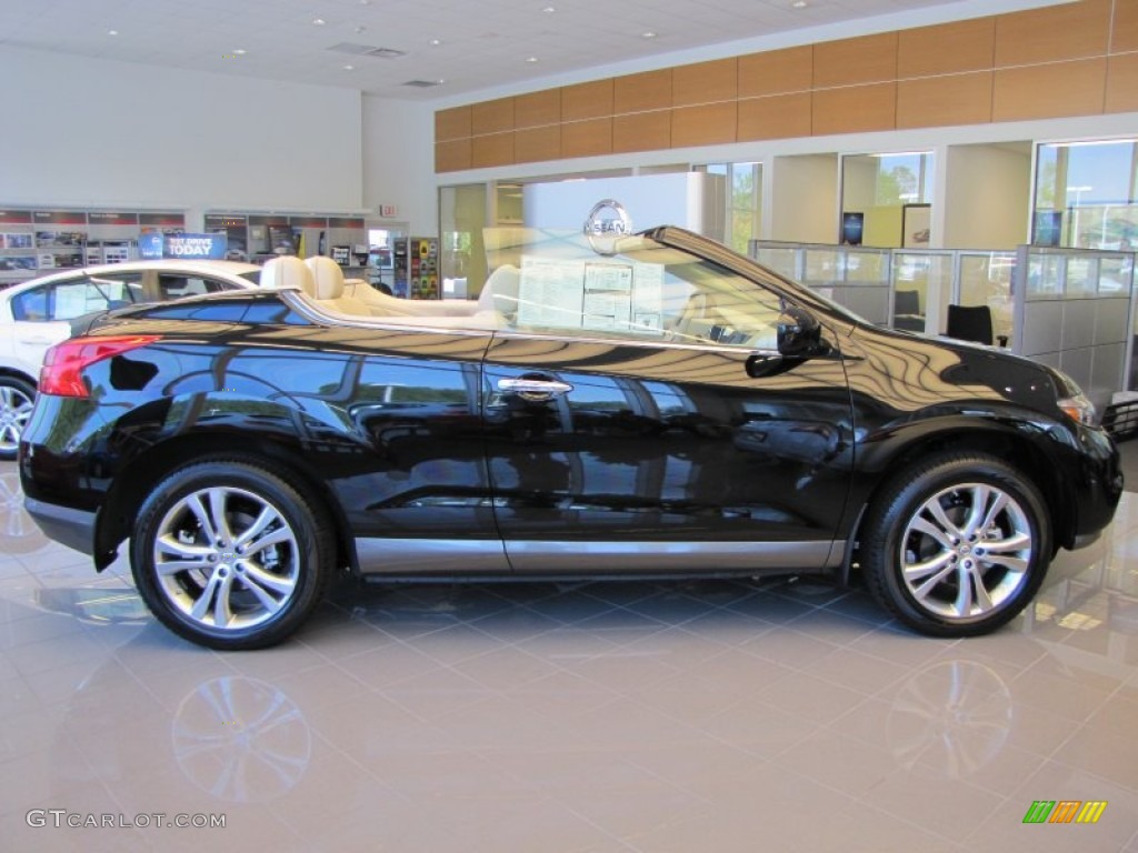 2011 Murano CrossCabriolet AWD - Super Black / CC Cashmere photo #4