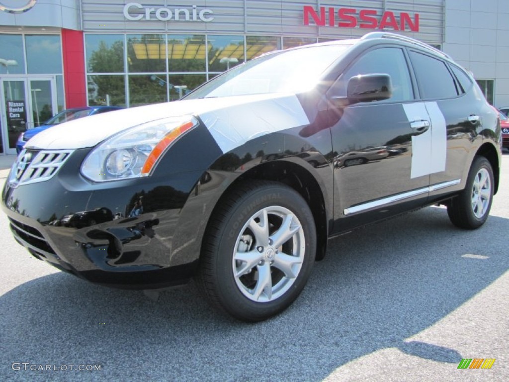 2011 Rogue SV - Wicked Black / Black photo #1