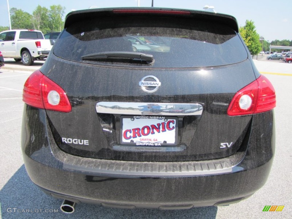 2011 Rogue SV - Wicked Black / Black photo #4