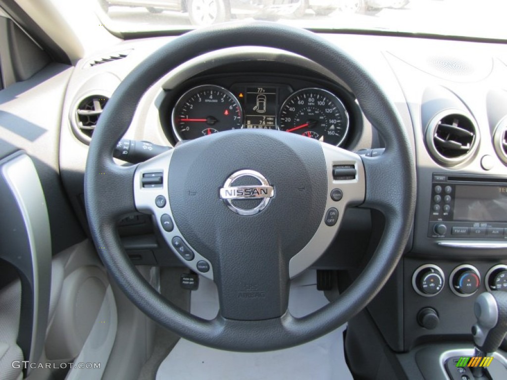 2011 Rogue SV - Silver Ice Metallic / Gray photo #13