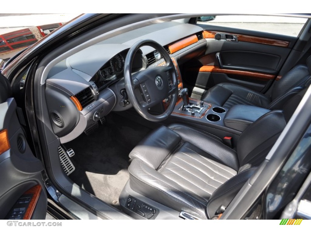 Anthracite Interior 2004 Volkswagen Phaeton V8 4Motion Sedan Photo #51158675