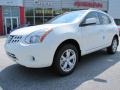 2011 Pearl White Nissan Rogue SV  photo #1