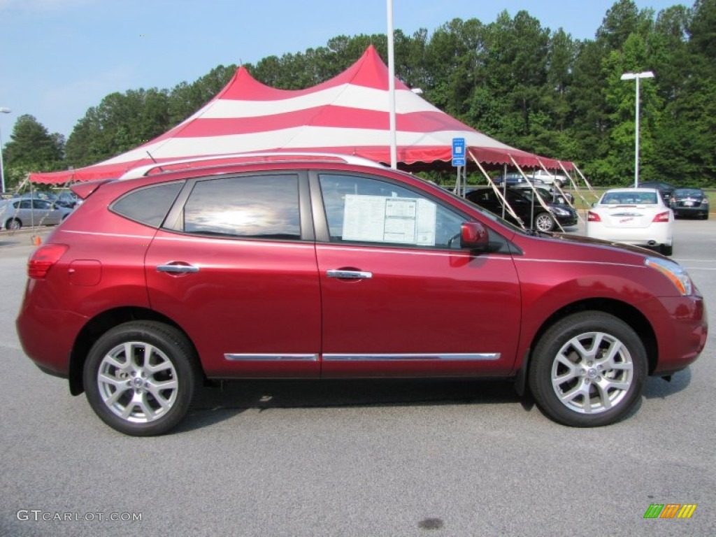 2011 Rogue SL - Cayenne Red / Gray photo #6