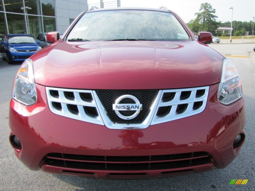 2011 Rogue SL - Cayenne Red / Gray photo #8