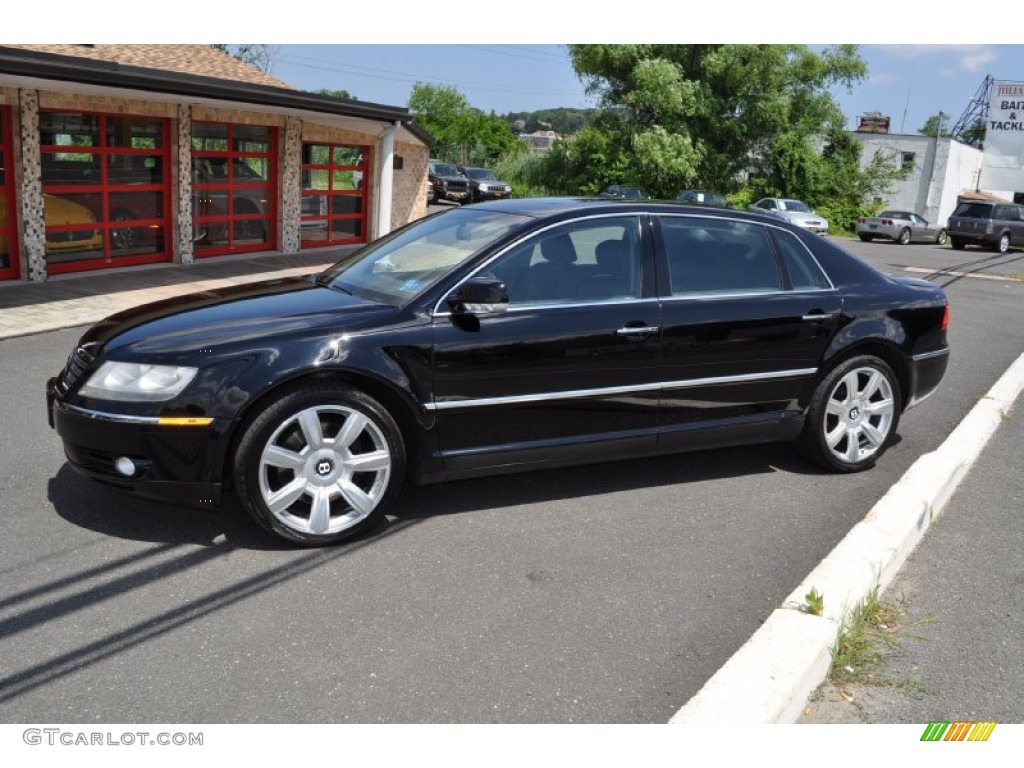 Black 2004 Volkswagen Phaeton V8 4Motion Sedan Exterior Photo #51159299