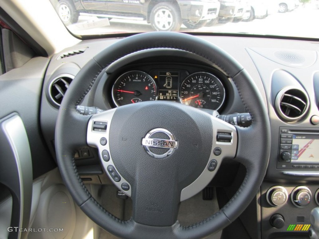 2011 Rogue SL - Cayenne Red / Gray photo #14