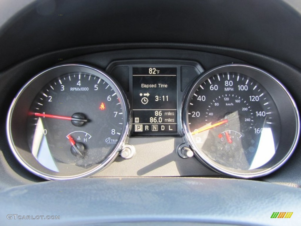 2011 Rogue SL - Cayenne Red / Gray photo #16