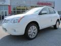 2011 Pearl White Nissan Rogue SV  photo #1