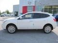 2011 Pearl White Nissan Rogue SV  photo #2