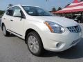 2011 Pearl White Nissan Rogue SV  photo #6