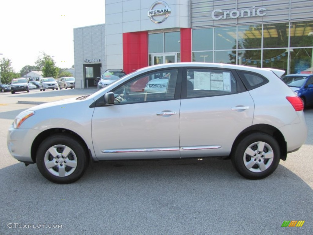 2011 Rogue S - Silver Ice Metallic / Black photo #2