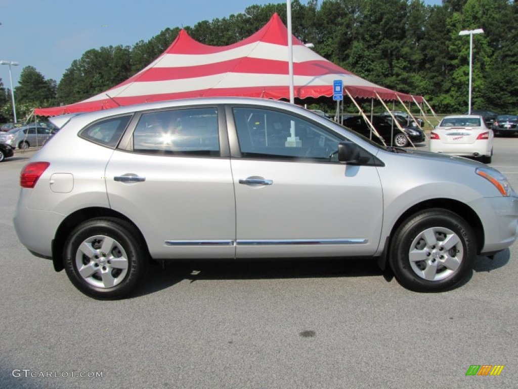 2011 Rogue S - Silver Ice Metallic / Black photo #6