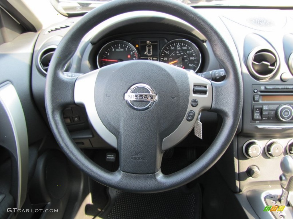 2011 Rogue S - Silver Ice Metallic / Black photo #14