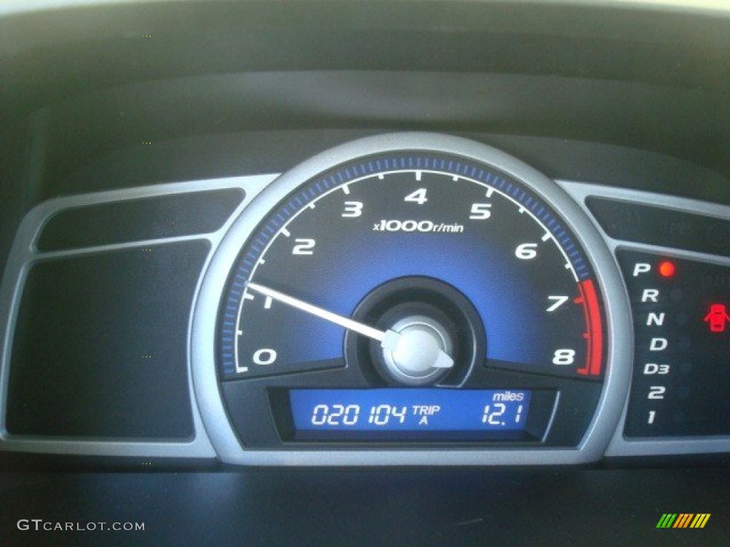 2010 Civic LX Coupe - Atomic Blue Metallic / Gray photo #16