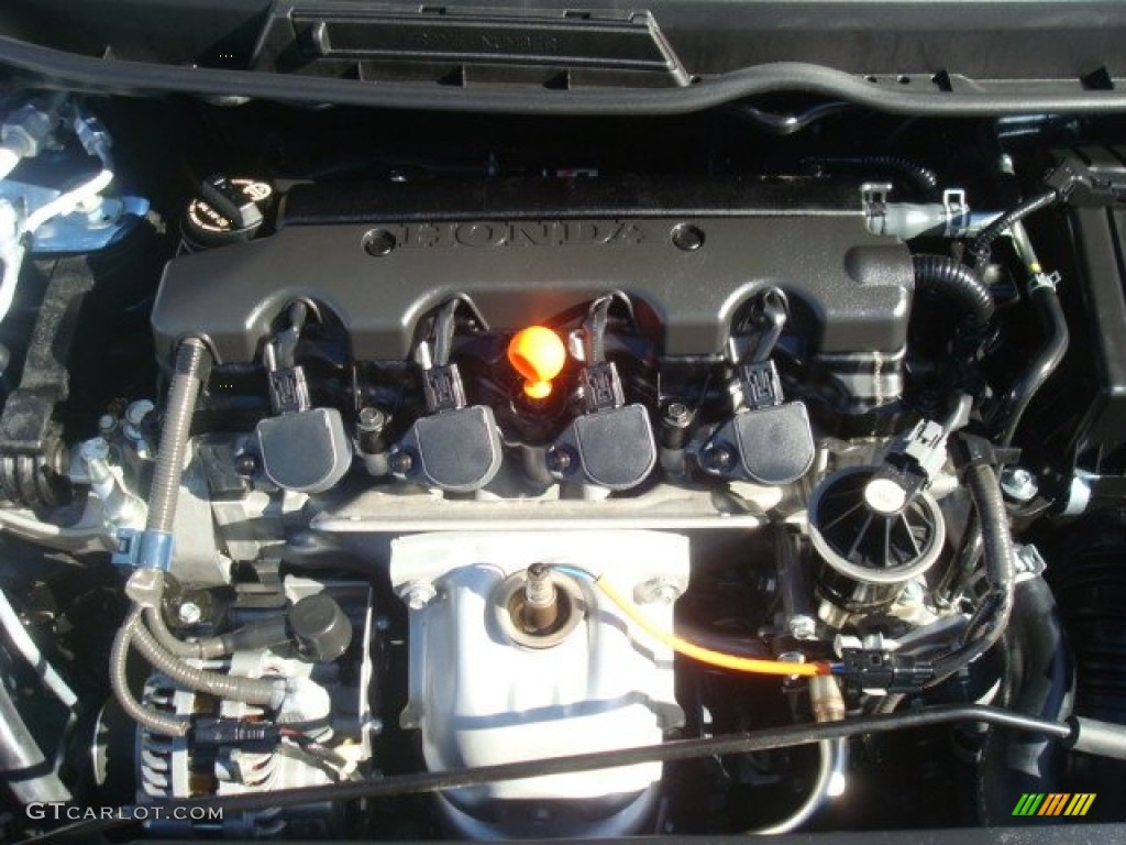 2010 Civic LX Coupe - Atomic Blue Metallic / Gray photo #21